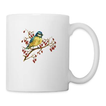 Colorful bird - Mug - white - Right