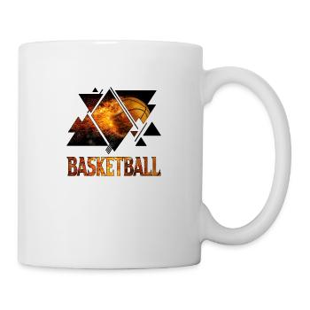 Basketball Fire Basketball Player Sports Player - Mug - white - Right