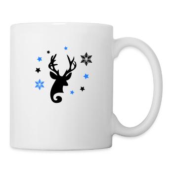 Étoiles de cerf - Mug blanc - blanc - Droite