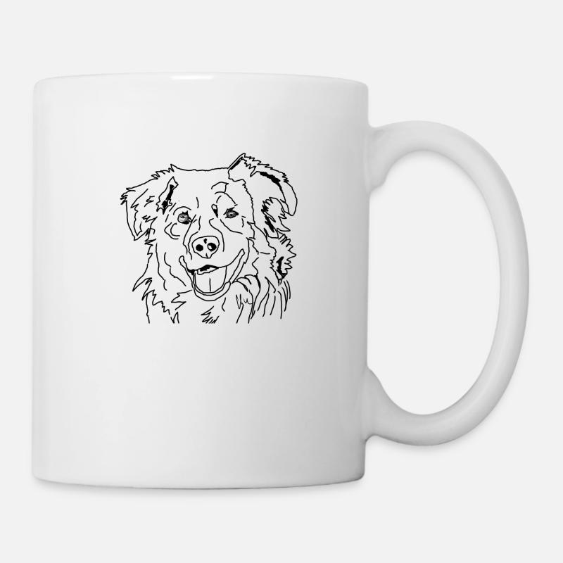 Australian Shepherd - Tasse - Weiß