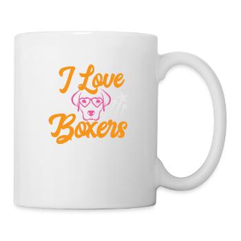 I Love Boxers - Tasse - Weiß - Rechts