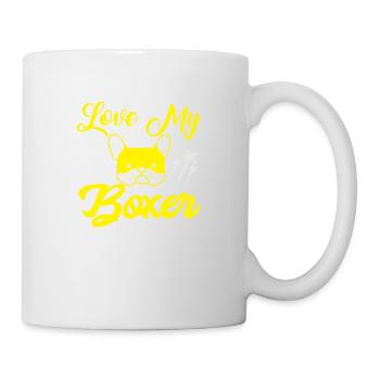 Love My Boxer - Mug - white - Right