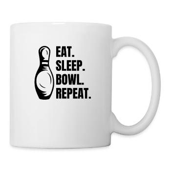 Bowling Kegel Bowler Bowling Gift Bowling Ball - Mug - white - Right