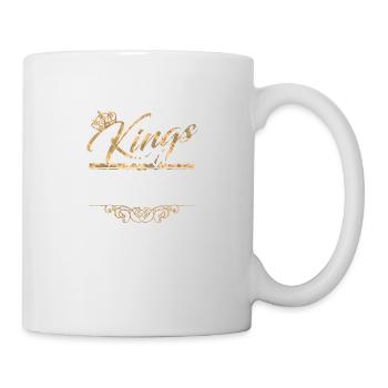 Kings Are Named Jurgen Lustiges Geschenk - Tasse - Weiß - Rechts