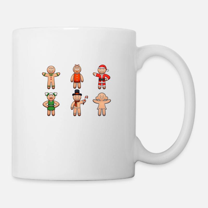 Gingerbread Hommes Et Femmes - Mug blanc - blanc
