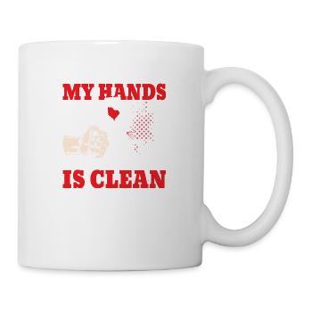 My Hands May Be Dirty Auto Body Painter - Tasse - Weiß - Rechts
