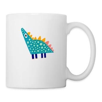 Mignon dinosaure Dino cadeau enfants et bébés - Mug blanc - blanc - Droite