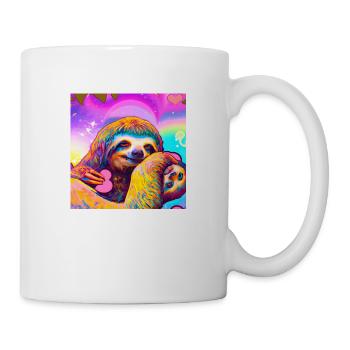 Sloth mum - Mug - white - Right