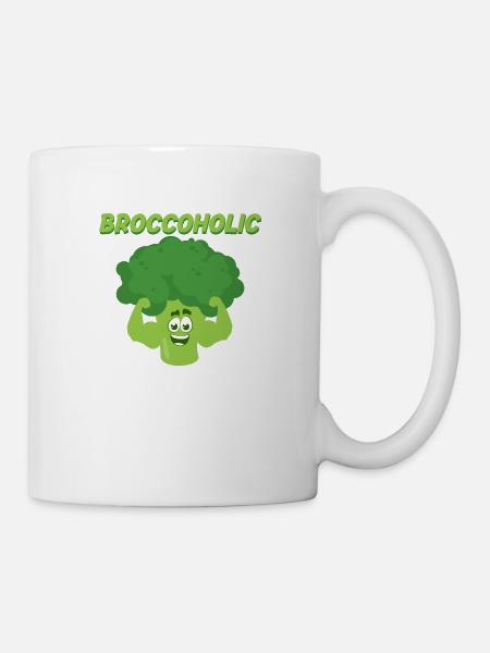 Broccoholic Vegetable Broccoli - Tasse - Weiß