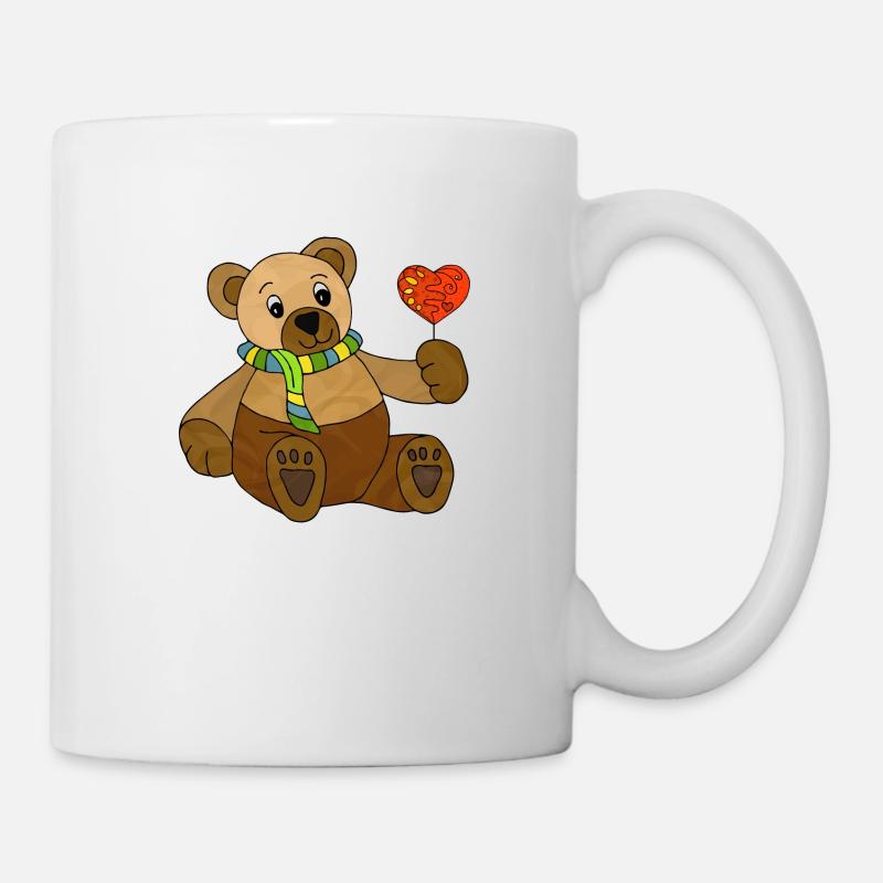 Teddybär - Tasse - Weiß