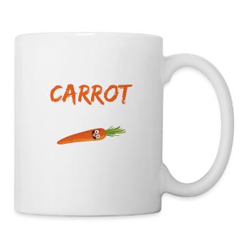 I Don't Carrot All Carrots Veggie - Tasse - Weiß - Rechts