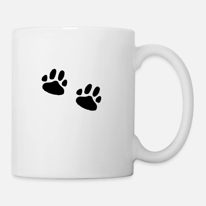 Pattes - Mug blanc - blanc