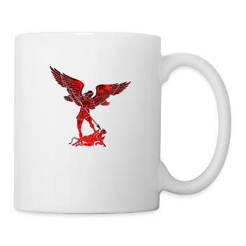 Michael archangel saint christian angels saint snkt - Mug - white - Right
