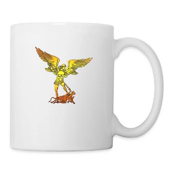Michael archangel saint christian angels saint snkt - Mug - white - Right