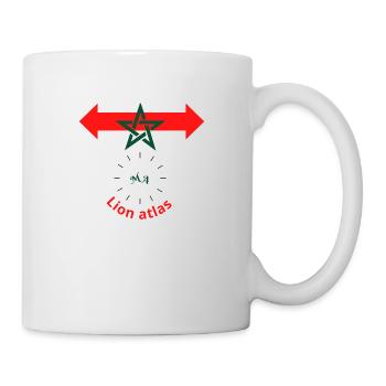 equipe de maroc - Mug blanc - blanc - Droite