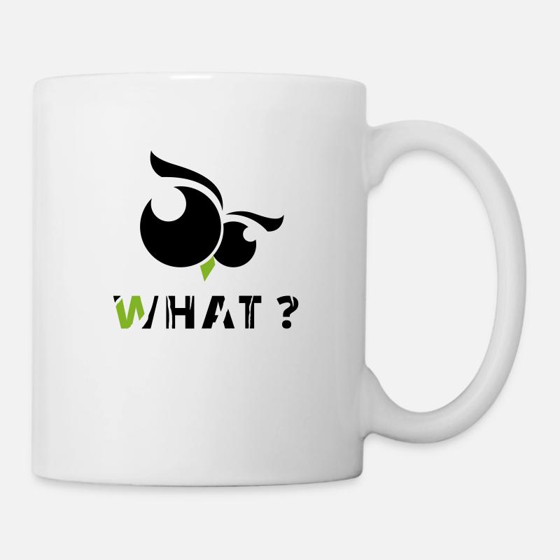 GOWILD Owl Quoi? - Mug blanc - blanc