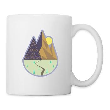 Niemand hat gesagt, dass es leicht sein wird... - Tasse - Weiß - Rechts