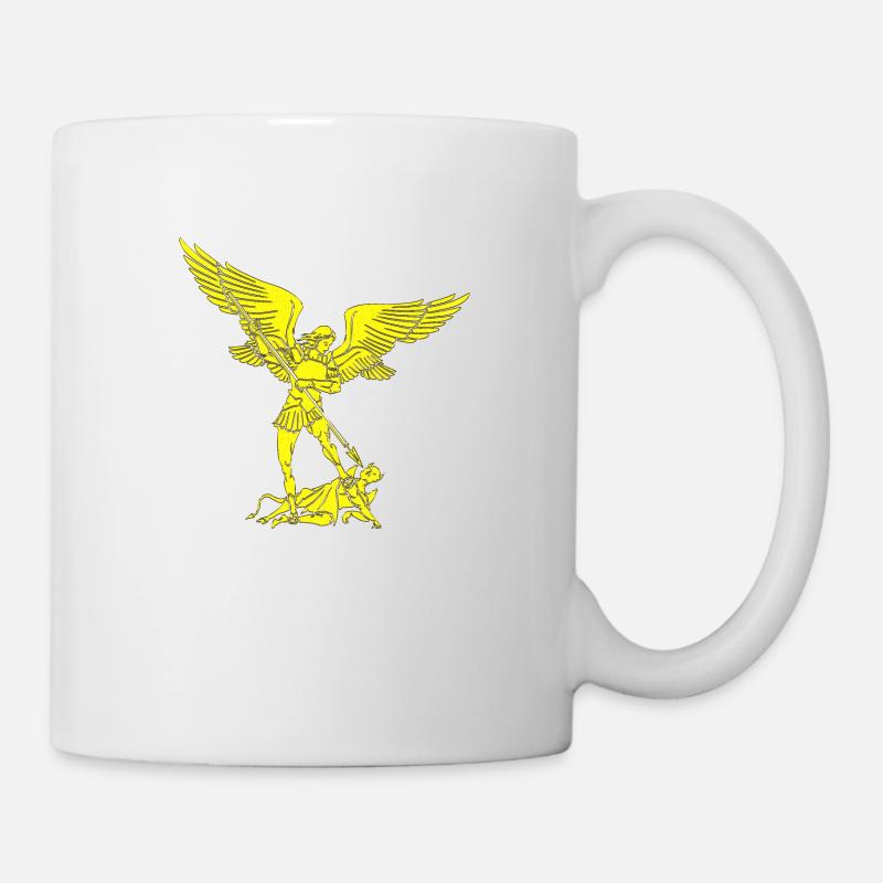 Michel archange saint ange chrétien saint snkt - Mug blanc - blanc