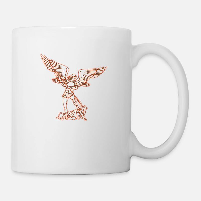 Michel archange saint ange chrétien saint snkt - Mug blanc - blanc