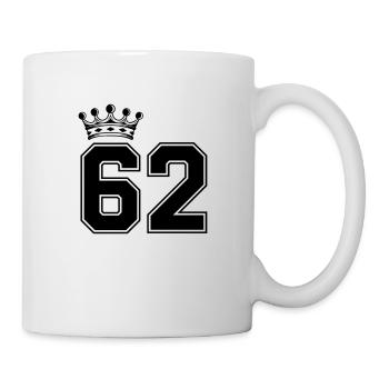 62 krone - Tasse - Weiß - Rechts