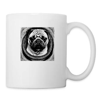 Pug puppy - Mug - white - Right