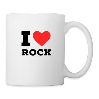 I love rock - Mug - white - Right