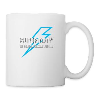 Super papy - Mug blanc - blanc - Droite