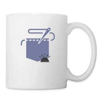 Sewing retouching - Mug - white - Right