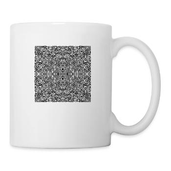psychedelic Vision bw - Mug - white - Right