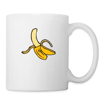 Banane 10 A - Tasse - Weiß - Rechts