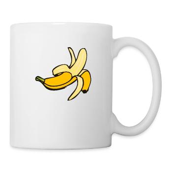 banane 6 A - Mug blanc - blanc - Droite