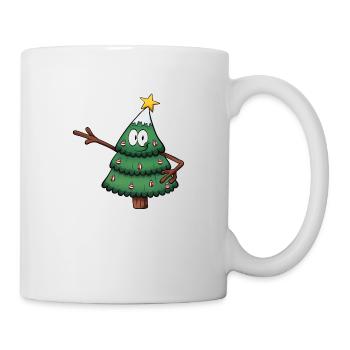 Personnage mignon de l’arbre de Noël - Mug blanc - blanc - Droite