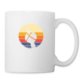 Berlin Allemagne City Skyline Vintage Rétro - Mug blanc - blanc - Droite