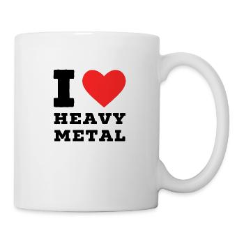 I love heavy metal - Mug - white - Right