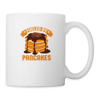 Fueled By Pancakes Foodie Flapjack Pancake Day - Mug - white - Right