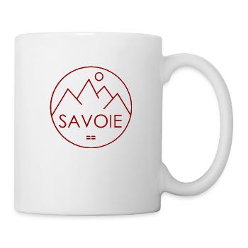 SAVOY Mountains Flagge - Tasse - Weiß - Rechts