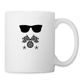 Auto - Tasse - Weiß - Rechts