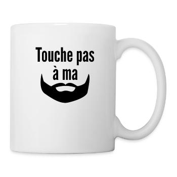 touche pas à ma barbe / cadeau humour barbu - Mug blanc - blanc - Droite