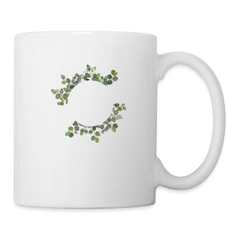 Wreath Rustic Eucalyptus Lavender - Mug - white - Right