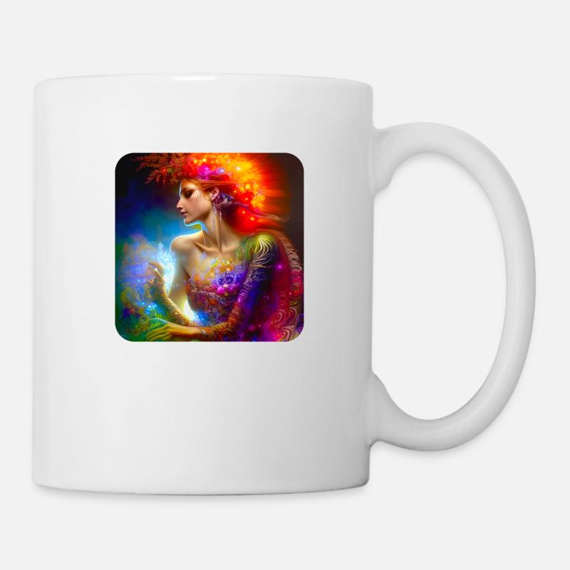 Floral Punk - Mug - white