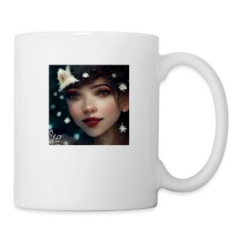 Frau Engel zu Weihnachten - Tasse - Weiß - Rechts