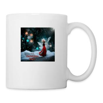 Winterfee am Weihnachtstag - Tasse - Weiß - Rechts