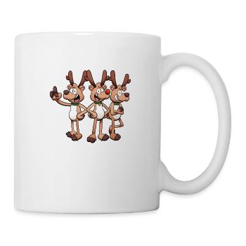 Reindeers : Hôtels - Mug blanc - blanc - Droite
