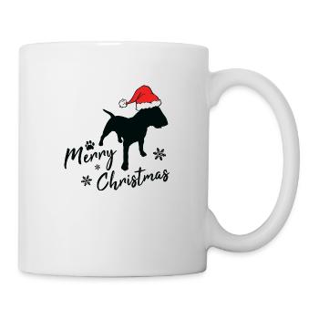 Joyeux Noël Bull Terrier - Mug blanc - blanc - Droite
