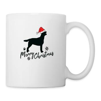 Joyeux Noël Labrador - Mug blanc - blanc - Droite
