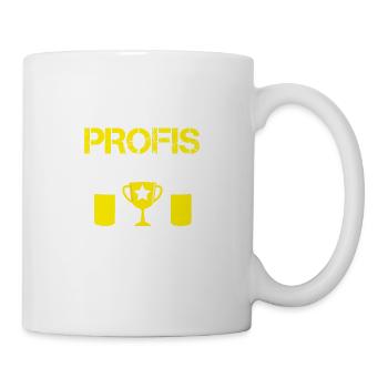 Lustiges Mallorca EINMAL MIT PROFIS TRINKEN, Bier - Tasse - Weiß - Rechts