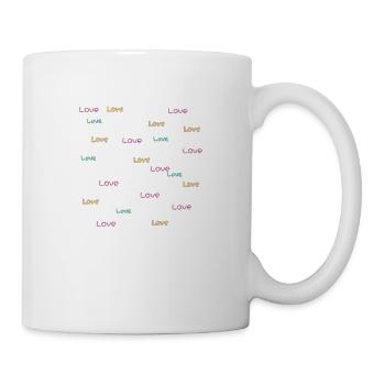 Liebe - Tasse - Weiß - Rechts