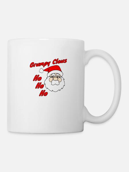 Grumpy Claus HoHoHo - Tasse - Weiß