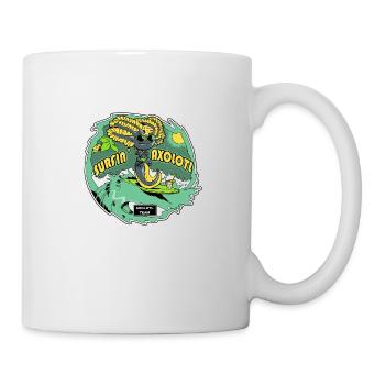Sun, beach and axolotl - Mug - white - Right