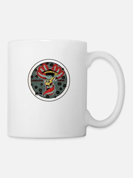 Axolotl mariachi - Tasse - Weiß